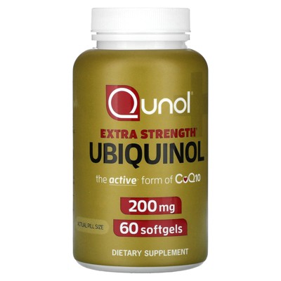 Qunol Extra Strength Ubiquinol, 200 mg, 60 Softgels