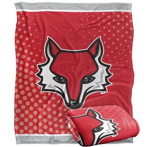Marist College Logo Dots Silky Touch Blanket White 50x60 - 1 of 4