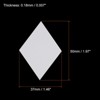 Unique Bargains Large Rhombus Shapes English Paper Reusable Sewing DIY Quilting Templates 100 Pcs - 2 of 4
