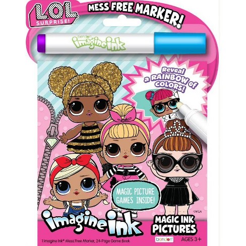 Lol Surprise Coloring Book With Mini Stamper Markers : Target