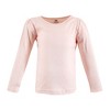 Hudson Baby Infant and Toddler Girl Long Sleeve T-Shirts, Cinnamon Pink Prints - 4 of 4