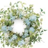 Mini Blossom Floral Wreath 23"D - 3 of 3