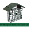 JCS Wildlife XL Suet Cage with Recycled Poly Lumber Roof - 3 of 4