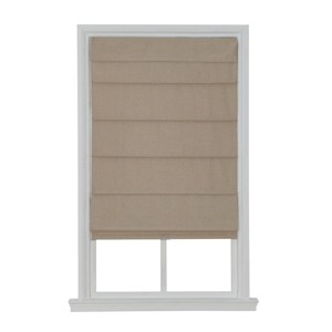 Home Basics Cordless Room Darkening Fabric Classic Roman Shade - 1 of 4