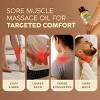 Kukka Sore Muscle Massage Oil for Massage Therapy - 3.4 Fl Oz -Eucalyptus & Roman Chamomile, Relaxing Body - 2 of 4