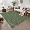 Washable Geometric Modern Area Rugs for Bedroom Living Room, Low Pile Non Slip Floor Carpet for Home Office - 2 of 4