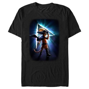 Men's Puss in Boots: The Last Wish Space Poster T-Shirt - 1 of 4