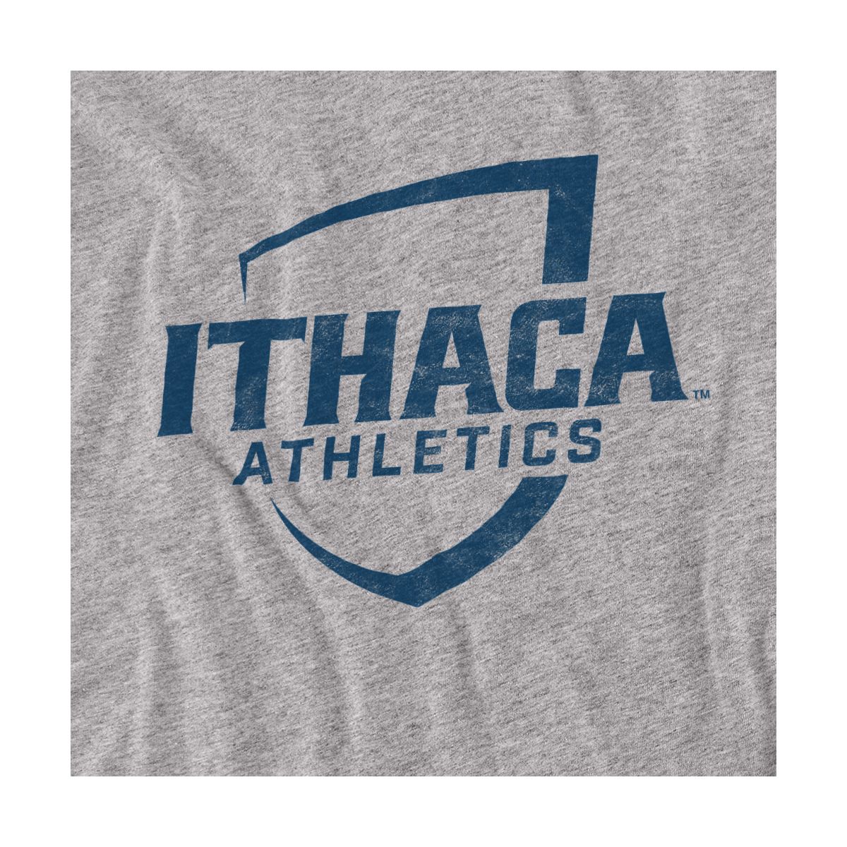 Men's Ithaca College Official Primary Logo Distressed T-Shirt - thumbnail 2