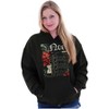Poinsettia Christmas Flower Noel Hoodie Sweatshirt Women Men Brisco Brands - 3 of 4