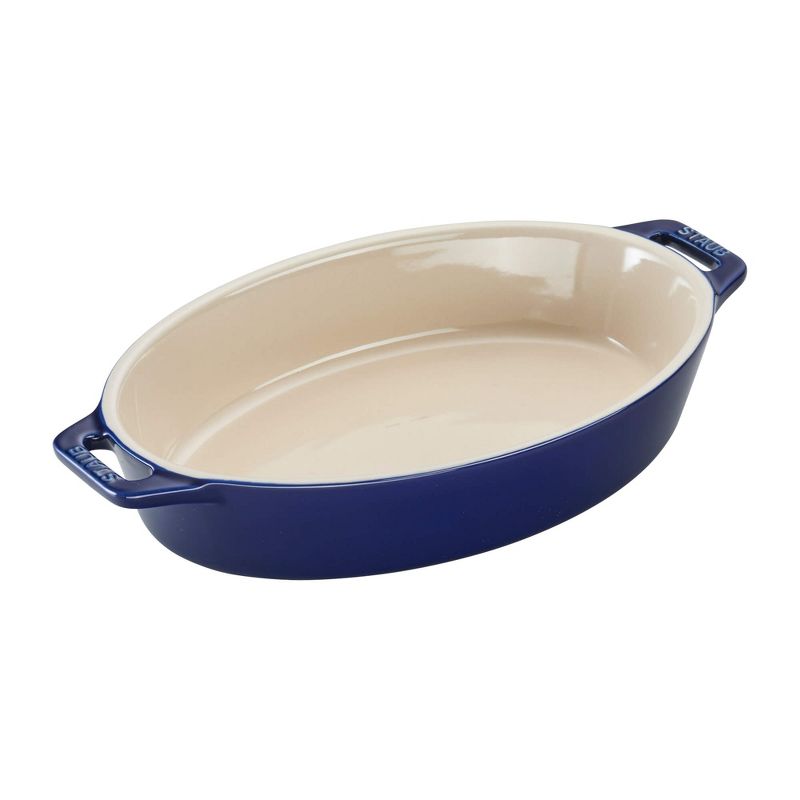 STAUB Ceramic 9-inch Oval Baking Dish, 1 of 5