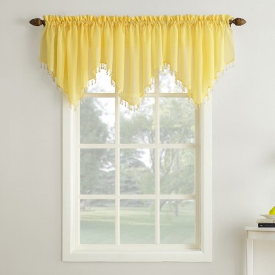 sheer voile valances