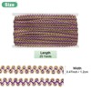 Unique Bargains Polyester Woven Lace Gold Edge Trim Lace Ribbon 1 Pc - 3 of 4