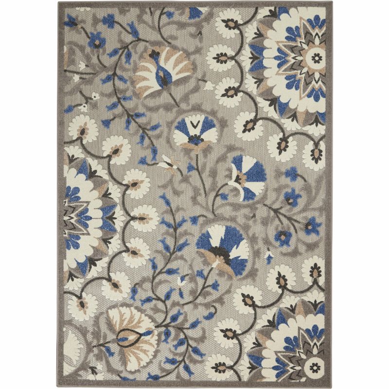 Nourison Aloha Transitional Floral Outdoor Rug, 1 of 17