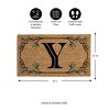 28" x 16" Monogram Coir Mat, Letter  "Y" - 2 of 4