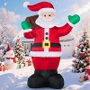 Paaaawaters 6 FT Christmas Inflatable Santa with Gift Bag, Blow Up Xmas Inflatable Decorations - 4 of 4