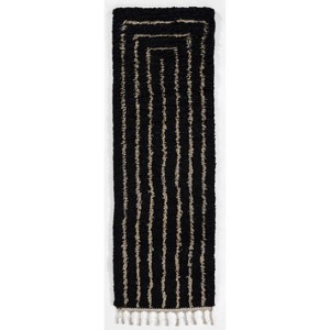 Momeni Neo Striped Geometric Handwoven Rug Navy Blue - 1 of 4