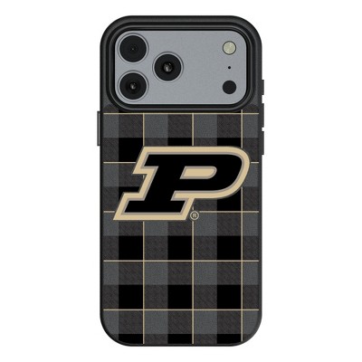 NCAA Big Ten Universities Plaid MagSafe Compatible Cell Phone Case for Apple iPhone 17 Series