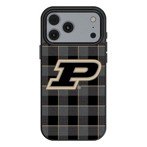 NCAA Big Ten Universities Plaid MagSafe Compatible Cell Phone Case for Apple iPhone 17 Series - 1 of 4