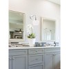 Elegant Lighting Pierce 1 light Chrome and Clear seeded glass wall sconce - 2 of 2