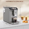Fully Automatic Espresso Machine with Milk Frother, 20 Bar Pressure & Built-In Grinder, 1-15 Adjustable Grind, Color Touch Display, 1.5L Water Tank - 3 of 4