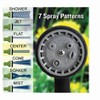 7-Pattern Garden Hose Nozzle Sprayer - AMES - 3 of 4