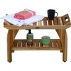 30" Tranquility ED942 Wide Teak Shower Bench with Handles - EcoDecors - 4 of 4
