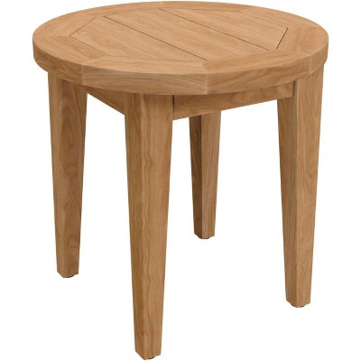 Brisbane Natural Teak Wood Outdoor Patio Side Table