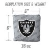 NFL Las Vegas Raiders 4pk Gray Toss Game Set - 3 of 4