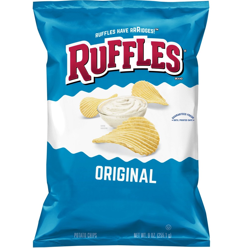 UPC 028400033756 product image for Ruffles Original Flavor Ridged Potato Chips - 8.5oz | upcitemdb.com