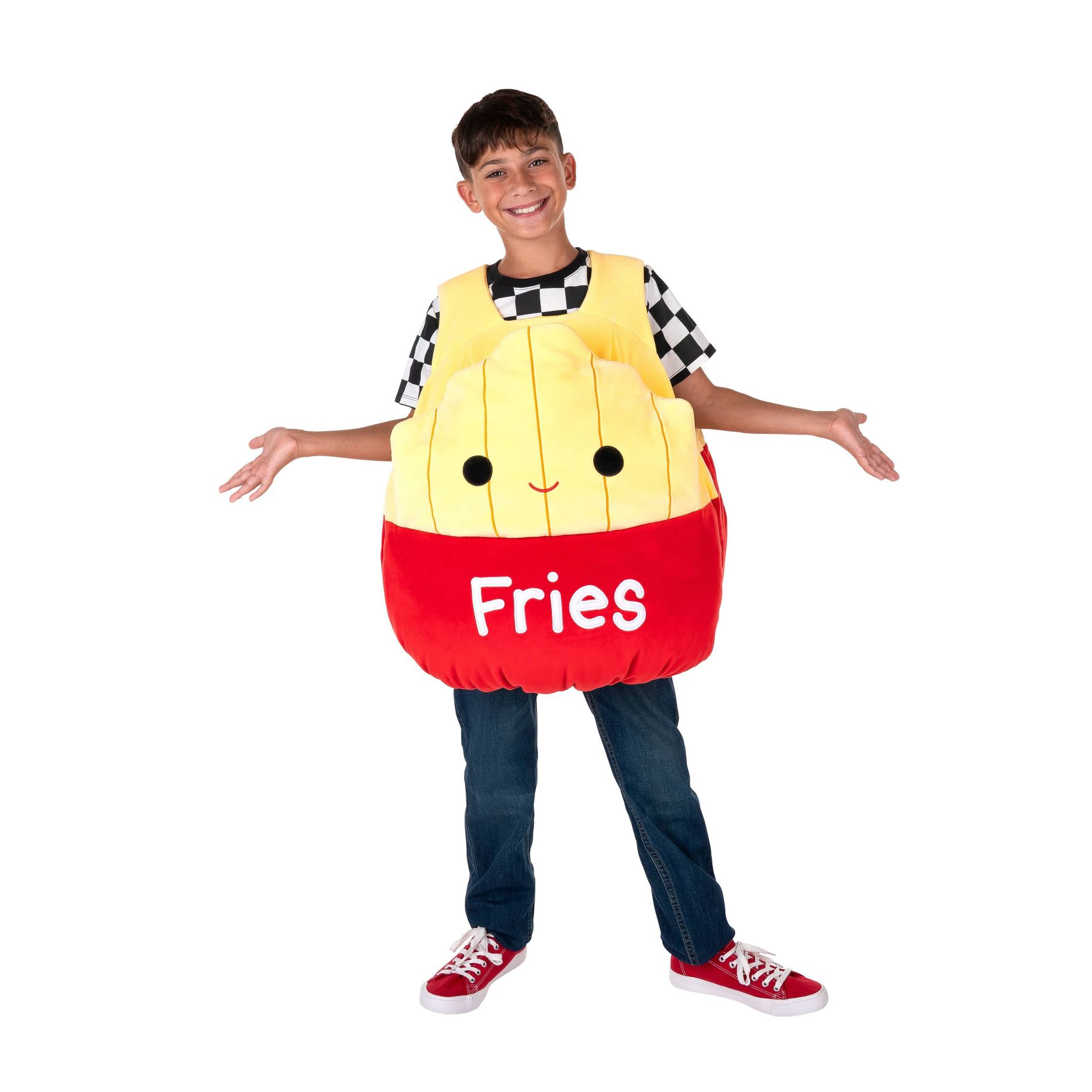 Squishmallows Kids' Floyd the French Fry Costume Bodysuit One Size