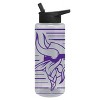NFL Minnesota Vikings Acrylic Water Bottle with UV Graphics - 34oz - 2 of 4