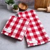 Design Imports Washed Waffle Dishtowel Set/2, Wild Dove - 3 of 4