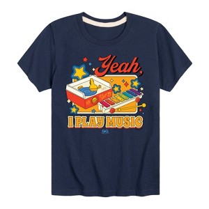 Boys' - Fisher-Price - Yeah I Play Music Short Sleeve Graphic T-Shirt - 1 of 4