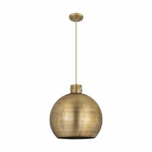 Newton Sphere - 1 Light Pendant In Industrial Style-18.25 Inches Tall and 18 Inches Wide - 1 of 1