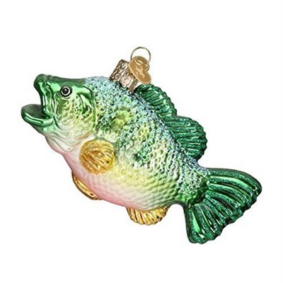 Old World Christmas Blown Glass Ornament for Christmas Tree, Largemouth Bass