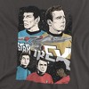 Star Trek Illustrated Crew Adult T-Shirt Charcoal - 2 of 4