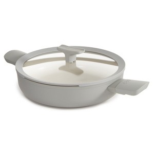 BergHOFF Balance Non-stick Ceramic Sauté Pan 10.25", 3.1qt. With Glass Lid, Recycled Aluminum - 1 of 4