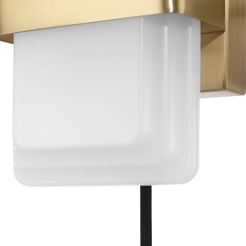 Elowen 1-Light LED Integrated Wall Sconce with Frosted Acrylic Shade - Globe Electric, 4 of 10