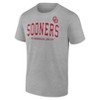 NCAA Oklahoma Sooners Men's Gray Bi-Blend T-Shirt - 2 of 3