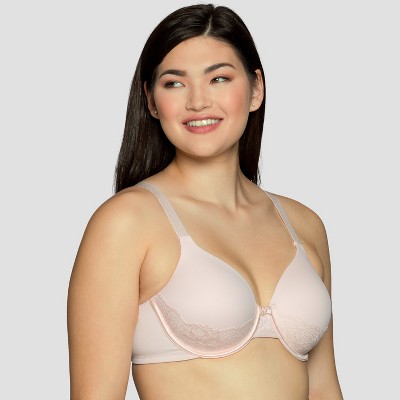 Vanity Fair Womens Beauty Back Full Figure Underwire Smoothing Bra With Lace  76382 - Champagne - 40d : Target