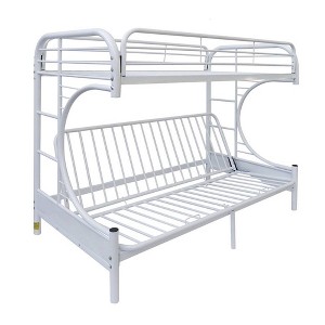Twin Over Full/Futon Eclipse Bunk Bed White - Acme