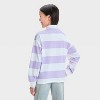 Girls' Long Sleeve Rugby Stripe Shirt - art class™ - 2 of 3