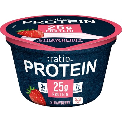 :ratio Protein Strawberry Greek Yogurt - 5.3oz : Target