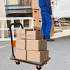 NAYSAYE Foldable Platform Dolly Heavy Duty Flatbed Cart with Swivel Wheels and Anti Slip Plate for Loading and Storage, Orange, 28.74"*18.5"*32.68" - 2 of 4