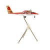 De Havilland DHC-6-300 Commercial Aircraft White with Red Stripes and Gold Tail 1/200 Diecast Model Airplane by GeminiJets - 2 of 3