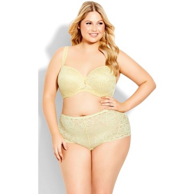 Avenue Women's Plus Size Lace Cheeky Brief