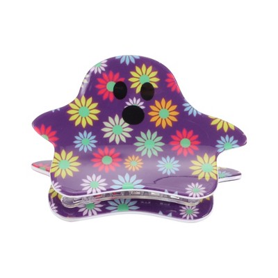 Unique Bargains Halloween Fat Style Hair Clips 3.35" Length Purple 1 Pc