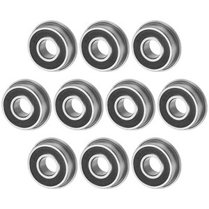 Unique Bargains Chrome Steel Rubber Shielded Flanged Ball Bearing - 1 of 4