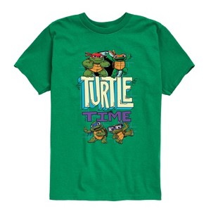 Boys' - Teenage Mutant Ninja Turtles Mutant Mayhem - Turtle Time Short Sleeve Graphic T-Shirt - 1 of 4