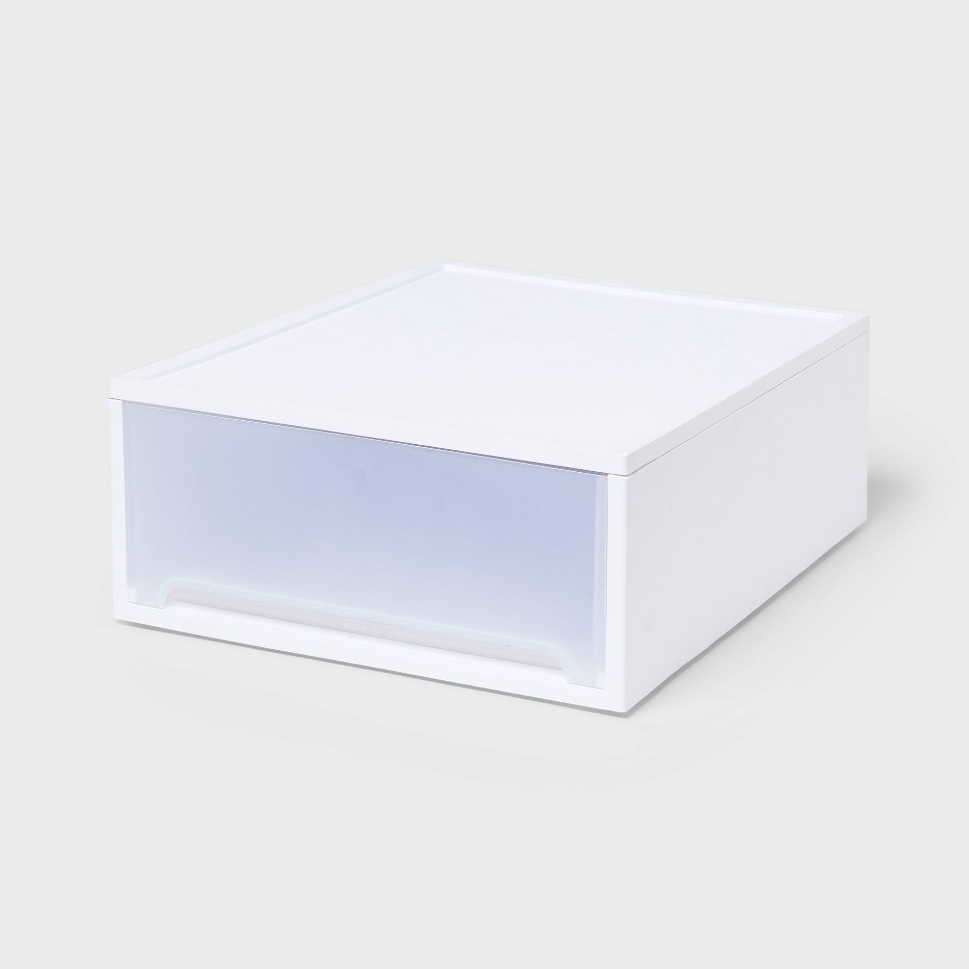 Stacking Modern Medium Underbed Drawer White - Brightroom™